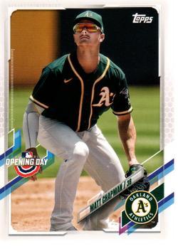 #200 Matt Chapman - Oakland Athletics - 2021 Topps Opening Day Baseball