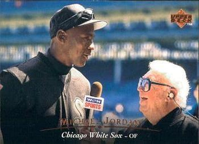 #200 Michael Jordan - Chicago White Sox - 1995 Upper Deck Baseball