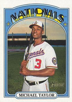 #200 Michael Taylor - Washington Nationals - 2021 Topps Heritage Baseball