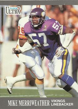 #200 Mike Merriweather - Minnesota Vikings - 1991 Ultra Football