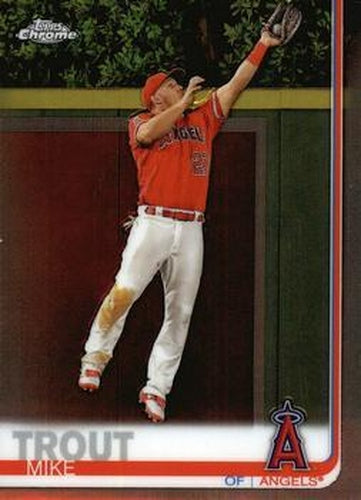 #200 Mike Trout - Los Angeles Angels - 2019 Topps Chrome Baseball