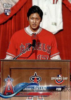 #200 Shohei Ohtani - Los Angeles Angels - 2018 Topps Opening Day Baseball
