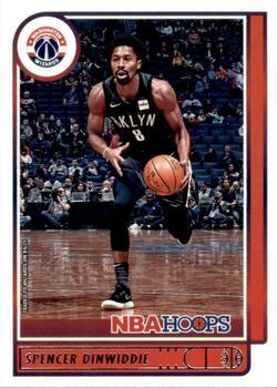 #200 Spencer Dinwiddie - Washington Wizards - 2021-22 Hoops Basketball