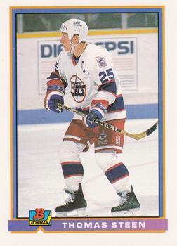 #200 Thomas Steen - Winnipeg Jets - 1991-92 Bowman Hockey