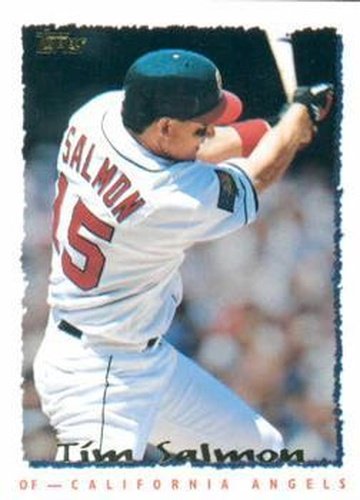 #200 Tim Salmon - California Angels - 1995 Topps Baseball