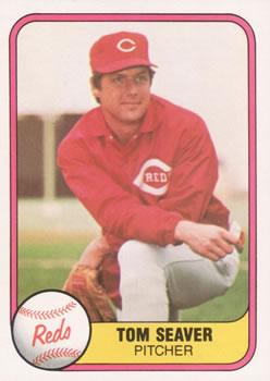 #200 Tom Seaver - Cincinnati Reds - 1981 Fleer Baseball