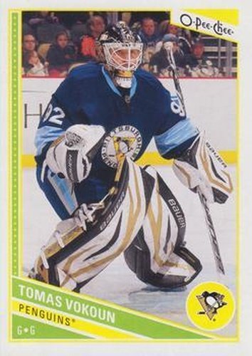 #200 Tomas Vokoun - Pittsburgh Penguins - 2013-14 O-Pee-Chee Hockey