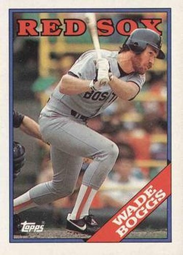 #200 Wade Boggs - Boston Red Sox - 1988 Topps Baseball