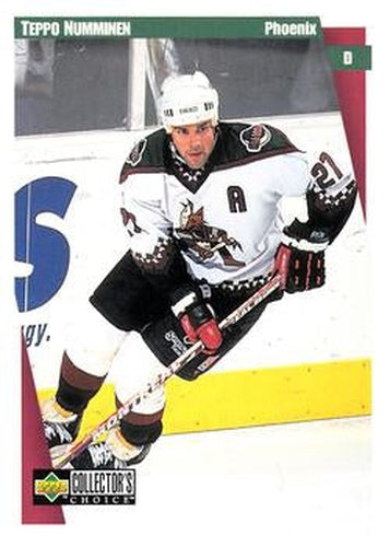 #200 Teppo Numminen - Phoenix Coyotes - 1997-98 Collector's Choice Hockey