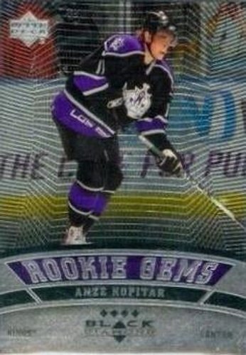 #200 Anze Kopitar - Los Angeles Kings - 2006-07 Upper Deck Black Diamond Hockey