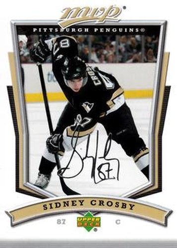 #200 Sidney Crosby - Pittsburgh Penguins - 2007-08 Upper Deck MVP Hockey