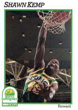 #200 Shawn Kemp - Seattle SuperSonics - 1991-92 Hoops Basketball