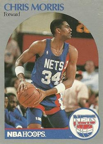 #200 Chris Morris - New Jersey Nets - 1990-91 Hoops Basketball