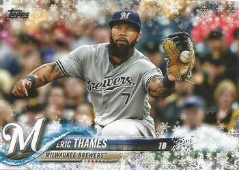 #HMW200 Eric Thames - Milwaukee Brewers - 2018 Topps Holiday Baseball