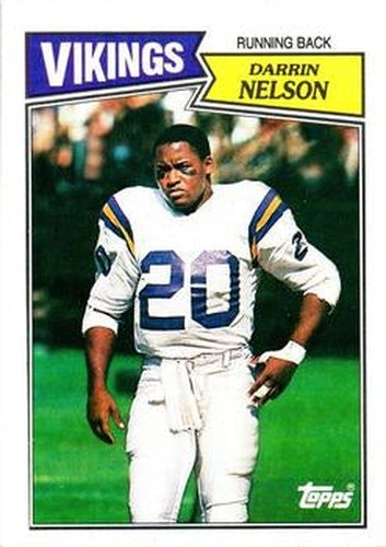 #200 Darrin Nelson - Minnesota Vikings - 1987 Topps Football