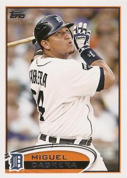 #200 Miguel Cabrera - Detroit Tigers - 2012 Topps Baseball