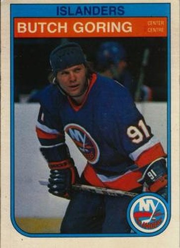 #200 Butch Goring - New York Islanders - 1982-83 O-Pee-Chee Hockey