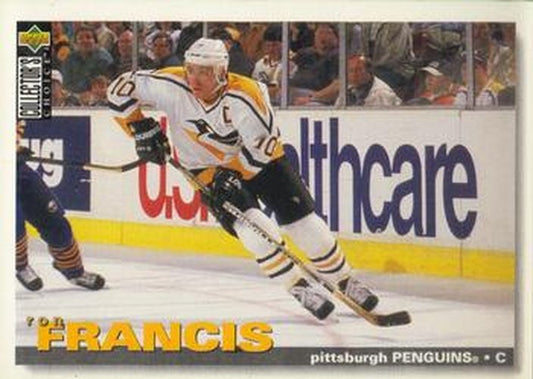 #200 Ron Francis - Pittsburgh Penguins - 1995-96 Collector's Choice Hockey