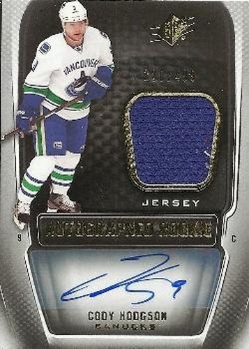 #200 Cody Hodgson - Vancouver Canucks - 2011-12 SPx Hockey