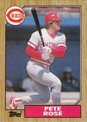 #200 Pete Rose - Cincinnati Reds - 1987 Topps Baseball