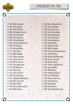 #200 Checklist 101-200 - 1991-92 Upper Deck Hockey