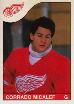 #200 Corrado Micalef - Detroit Red Wings - 1985-86 O-Pee-Chee Hockey