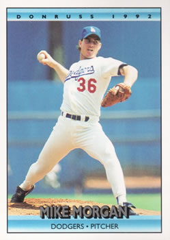 #200 Mike Morgan - Los Angeles Dodgers - 1992 Donruss Baseball