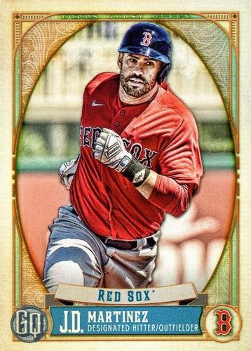 #200 J.D. Martinez - Boston Red Sox - 2021 Topps Gypsy Queen Baseball