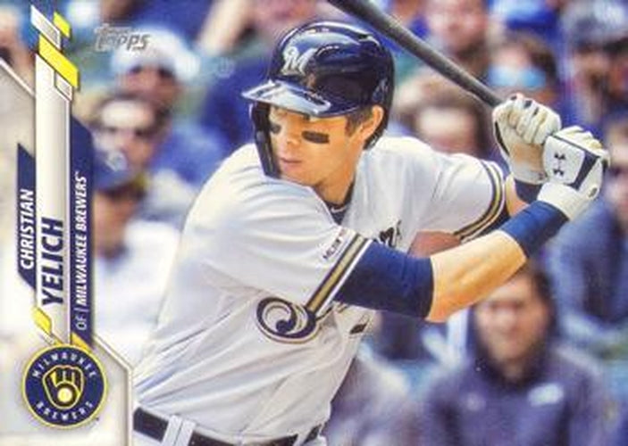 #200 Christian Yelich - Milwaukee Brewers - 2020 Topps Baseball