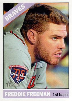 #200a Freddie Freeman - Atlanta Braves - 2015 Topps Heritage Baseball
