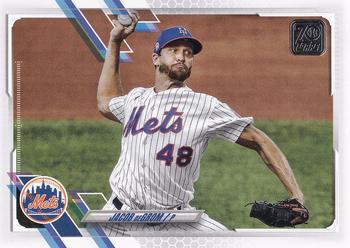 #200 Jacob deGrom - New York Mets - 2021 Topps Baseball