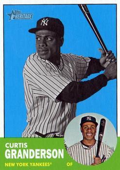 #200b Curtis Granderson - New York Yankees - 2012 Topps Heritage Baseball
