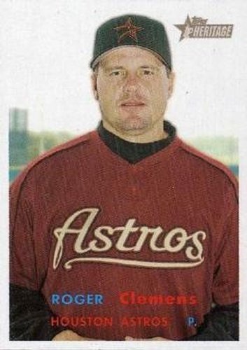 #200b Roger Clemens - Houston Astros - 2006 Topps Heritage Baseball