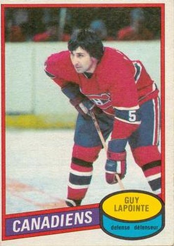 #201 Guy Lapointe - Montreal Canadiens - 1980-81 O-Pee-Chee Hockey