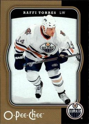 #201 Raffi Torres - Edmonton Oilers - 2007-08 O-Pee-Chee Hockey