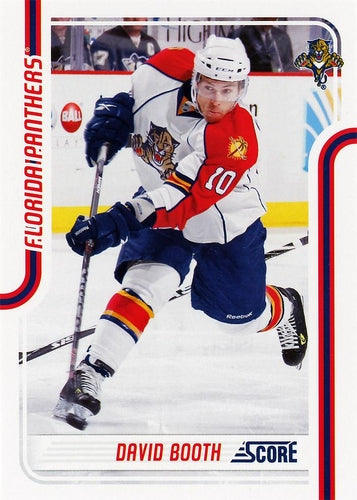 #201 David Booth - Florida Panthers - 2011-12 Score Hockey