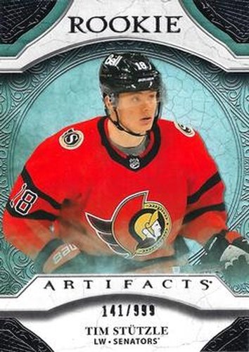 #RED201 Tim Stutzle - Ottawa Senators - 2020-21 Upper Deck Artifacts Hockey