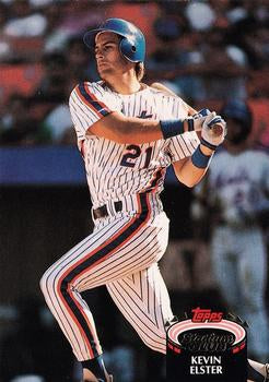 #201 Kevin Elster - New York Mets - 1992 Stadium Club Baseball