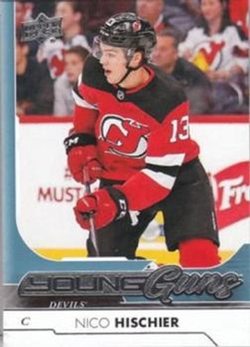 #201 Nico Hischier - New Jersey Devils - 2017-18 Upper Deck Hockey