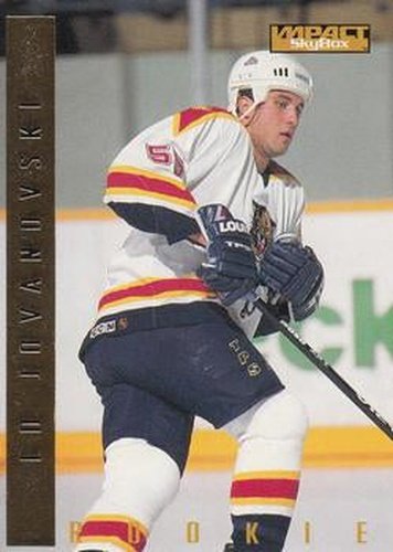 #201 Ed Jovanovski - Florida Panthers - 1995-96 SkyBox Impact Hockey
