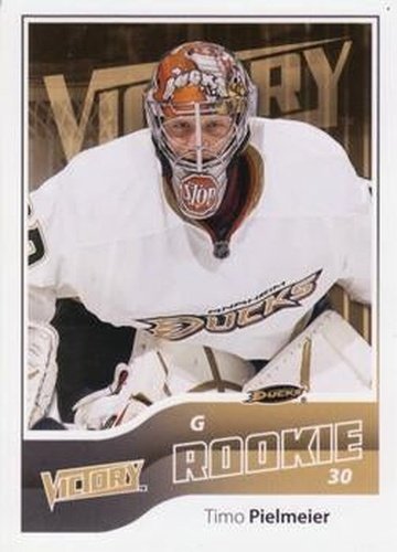 #201 Timo Pielmeier - Anaheim Ducks - 2011-12 Upper Deck Victory Hockey