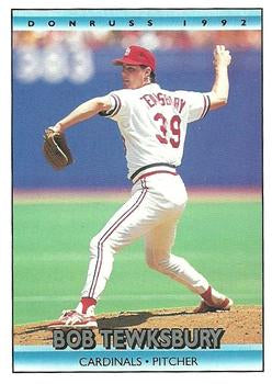 #201 Bob Tewksbury - St. Louis Cardinals - 1992 Donruss Baseball