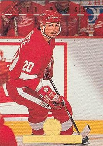 #201 Martin Lapointe - Detroit Red Wings - 1994-95 Leaf Hockey