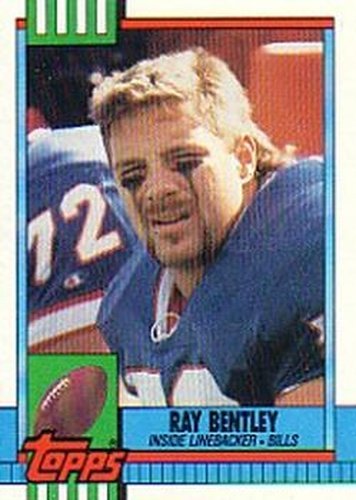 #201 Ray Bentley - Buffalo Bills - 1990 Topps Football