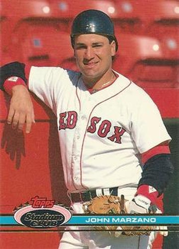#201 John Marzano - Boston Red Sox - 1991 Stadium Club Baseball