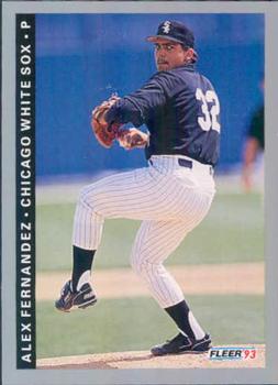 #201 Alex Fernandez - Chicago White Sox - 1993 Fleer Baseball