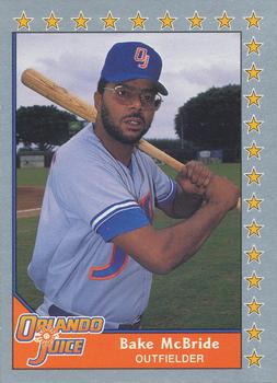 #201 Bake McBride - Orlando Juice - 1990 Pacific Senior League Baseball
