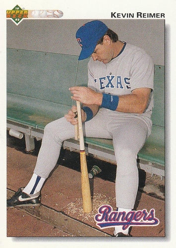#201 Kevin Reimer - Texas Rangers - 1992 Upper Deck Baseball