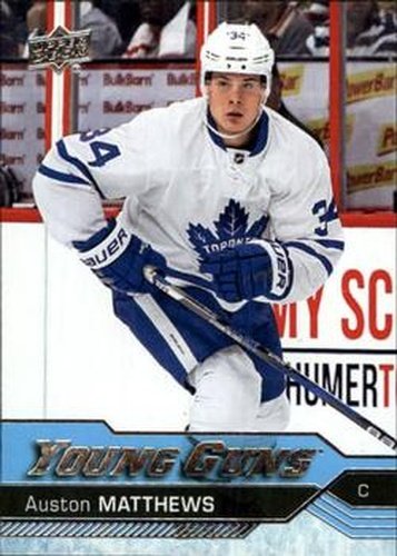 #201 Auston Matthews - Toronto Maple Leafs - 2016-17 Upper Deck Hockey