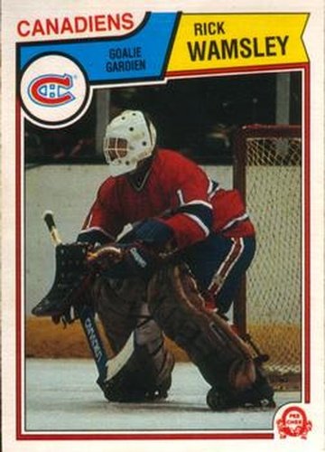 #201 Rick Wamsley - Montreal Canadiens - 1983-84 O-Pee-Chee Hockey